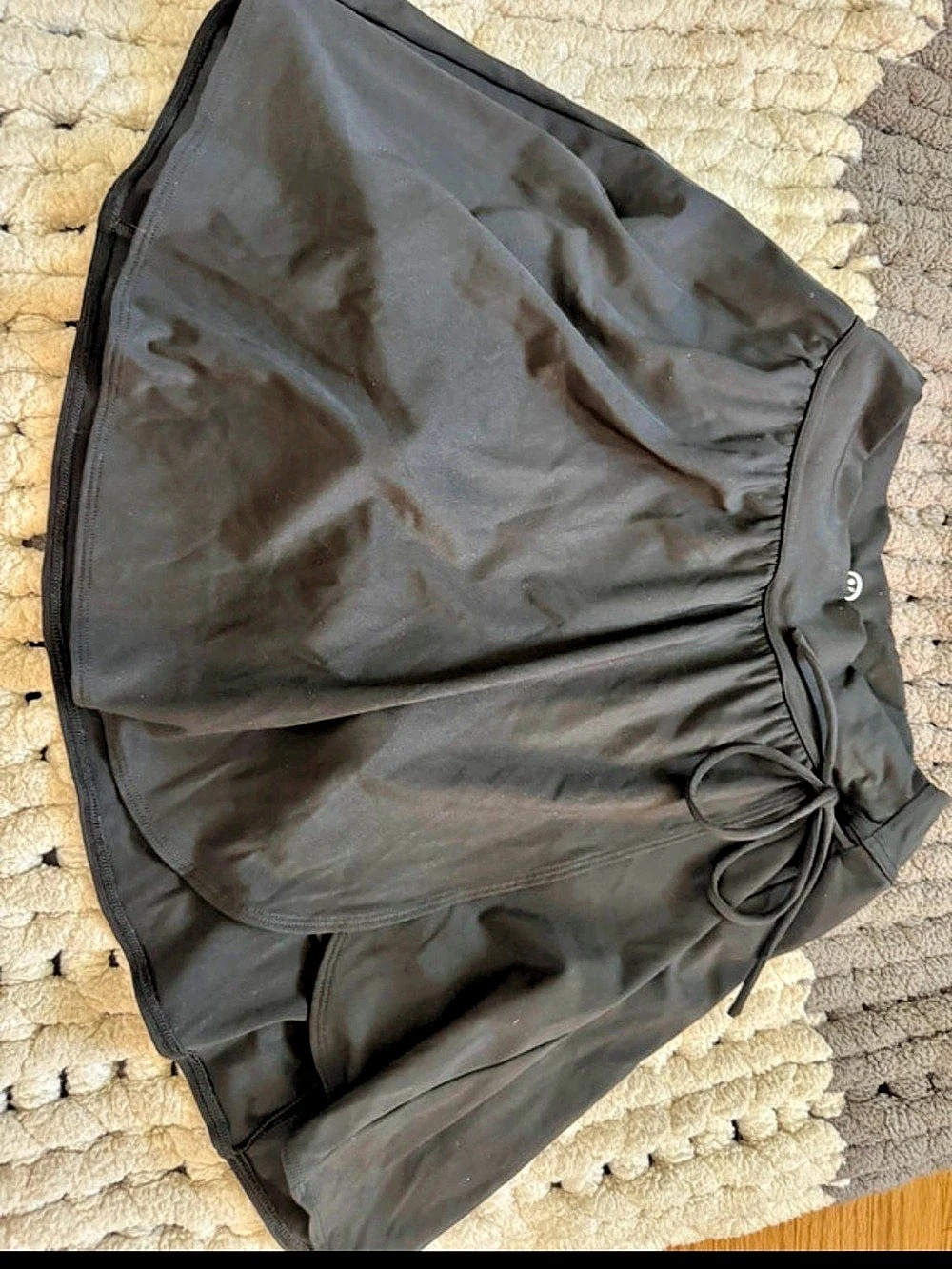 Gilly Hicks Active Skortie Mini Tennis Skirt Black Small